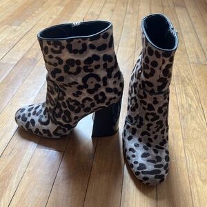 Nine West Cheetah Print Boots